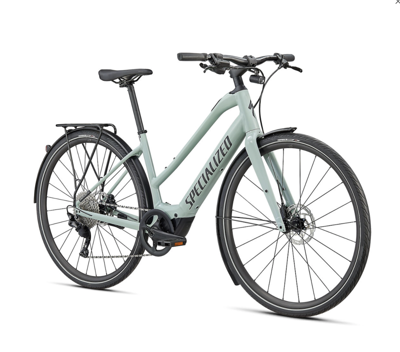 Specialized Turbo Vado SL 4.0 Step-Thru EQ Electric 2024 White Sage-1